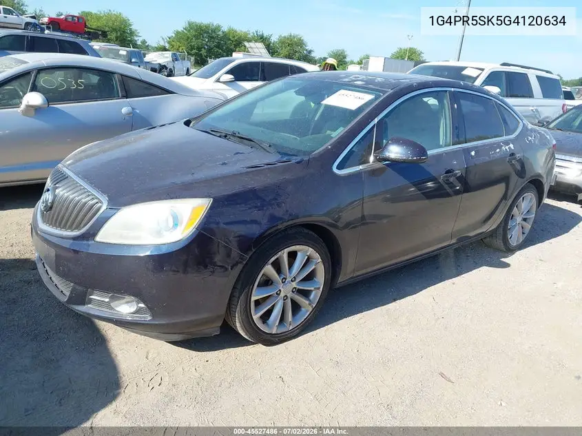 2016 Buick Verano Convenience Group VIN: 1G4PR5SK5G4120634 Lot: 45527486