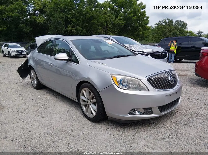 2016 Buick Verano Convenience Group VIN: 1G4PR5SK2G4150884 Lot: 45540215
