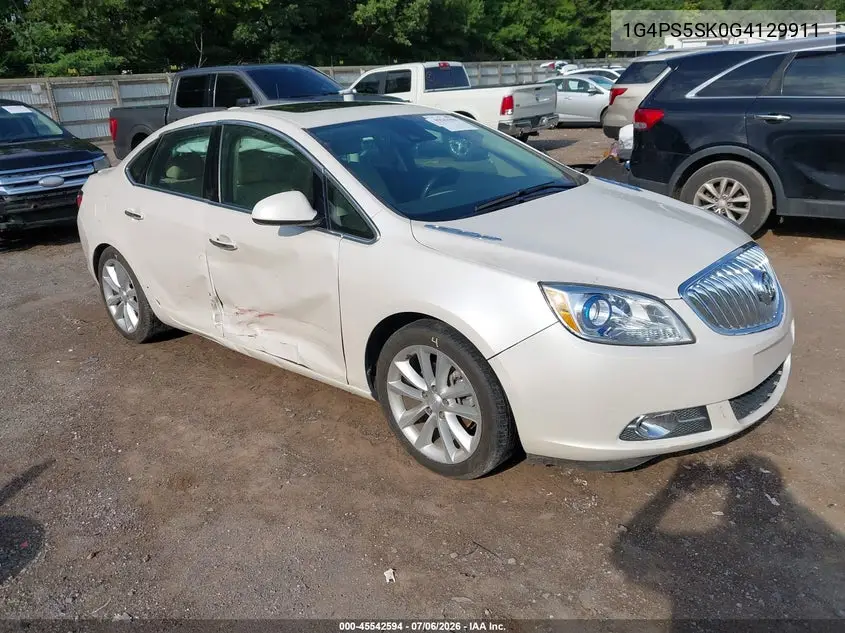 2016 Buick Verano Leather Group VIN: 1G4PS5SK0G4129911 Lot: 45542594