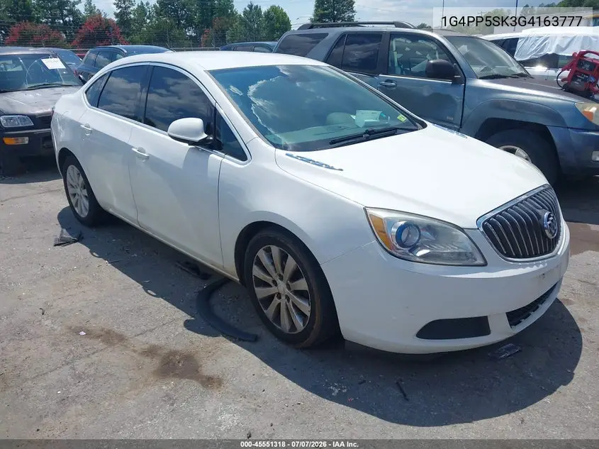 2016 Buick Verano VIN: 1G4PP5SK3G4163777 Lot: 45551318