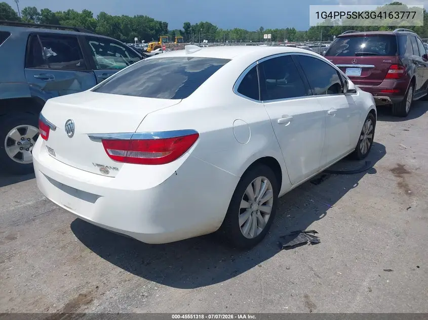 2016 Buick Verano VIN: 1G4PP5SK3G4163777 Lot: 45551318