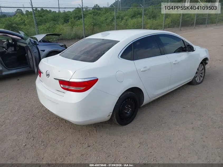 2016 Buick Verano VIN: 1G4PP5SK4G4109503 Lot: 45578848