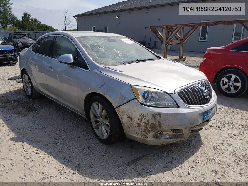 2016 Buick Verano Convenience Group VIN: 1G4PR5SK2G4120753 Lot: 45583424