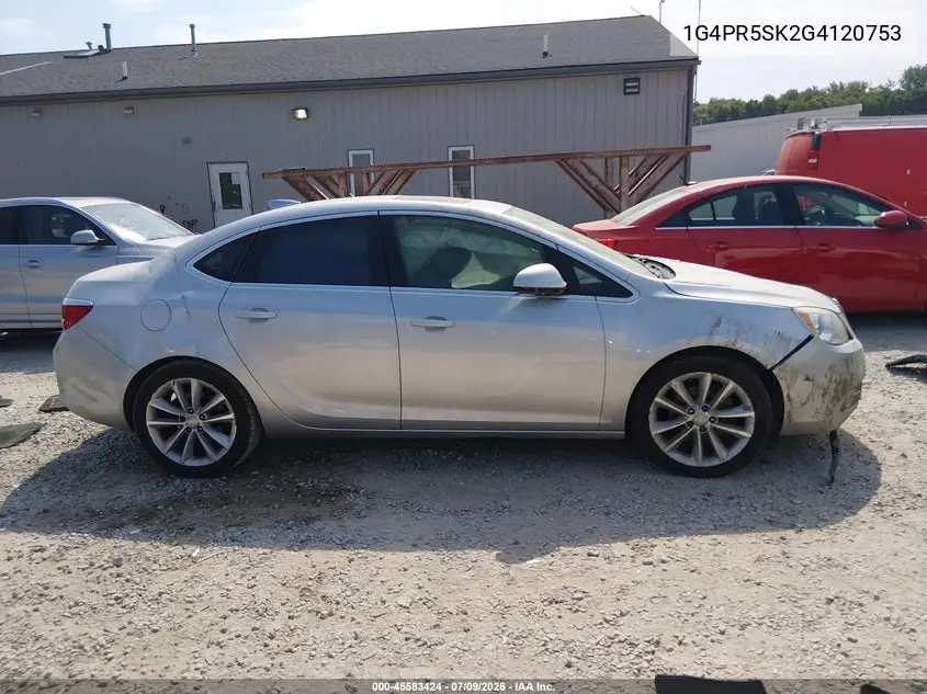 2016 Buick Verano Convenience Group VIN: 1G4PR5SK2G4120753 Lot: 45583424