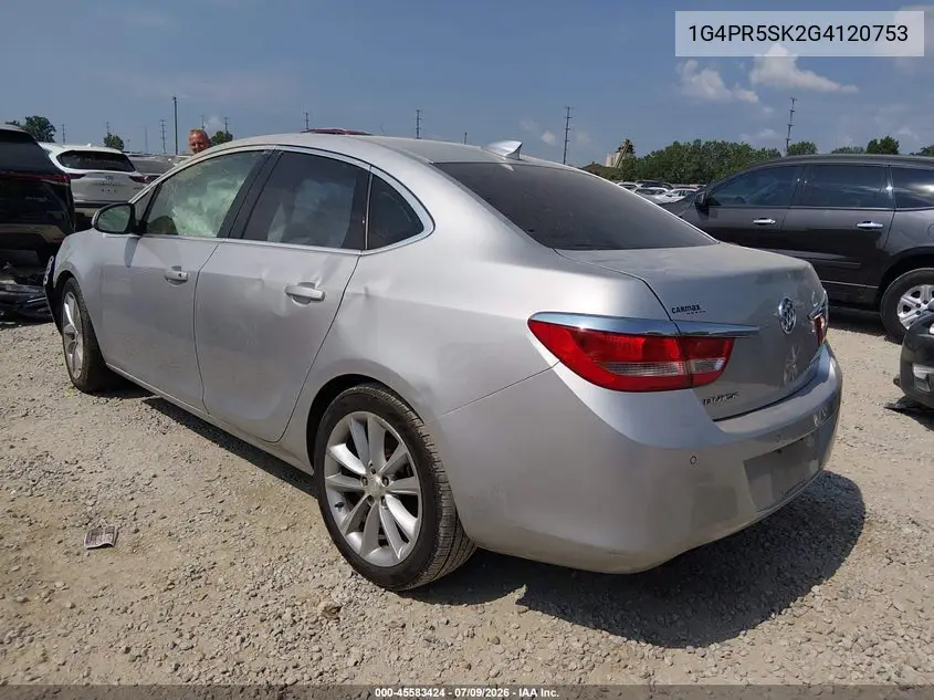 2016 Buick Verano Convenience Group VIN: 1G4PR5SK2G4120753 Lot: 45583424