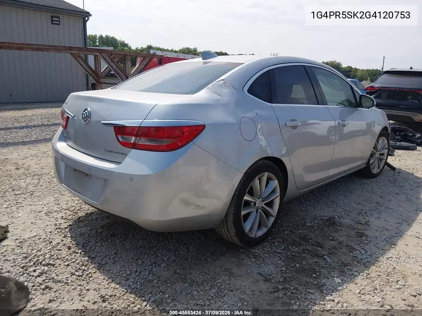 2016 Buick Verano Convenience Group VIN: 1G4PR5SK2G4120753 Lot: 45583424