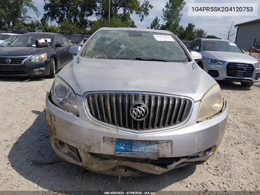 2016 Buick Verano Convenience Group VIN: 1G4PR5SK2G4120753 Lot: 45583424