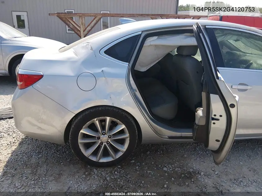 2016 Buick Verano Convenience Group VIN: 1G4PR5SK2G4120753 Lot: 45583424
