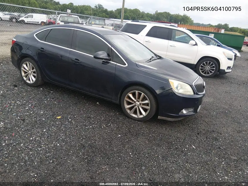 2016 Buick Verano Convenience Group VIN: 1G4PR5SK6G4100795 Lot: 45592063