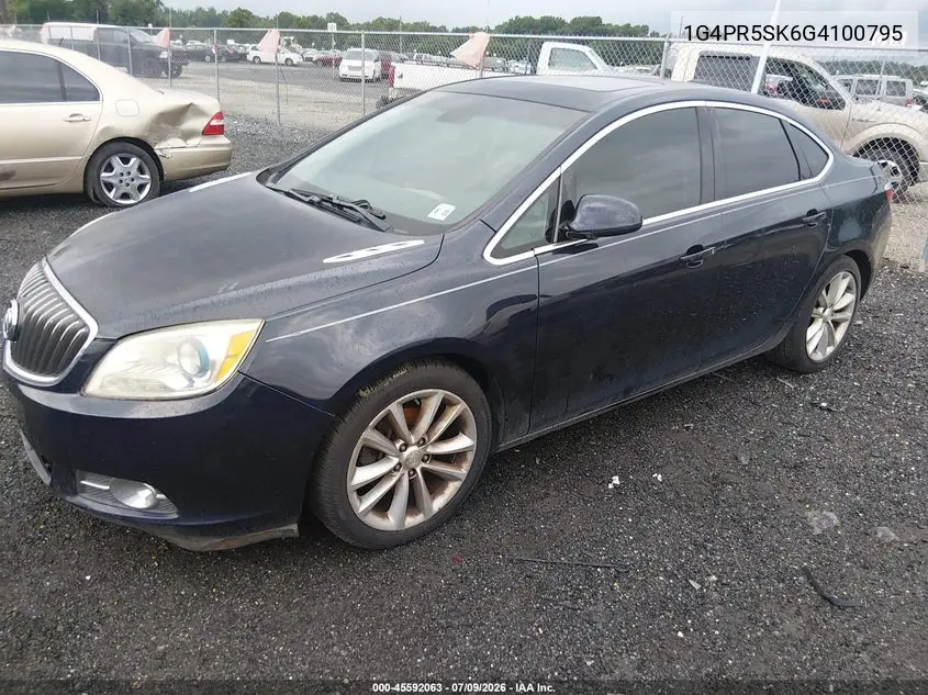 2016 Buick Verano Convenience Group VIN: 1G4PR5SK6G4100795 Lot: 45592063