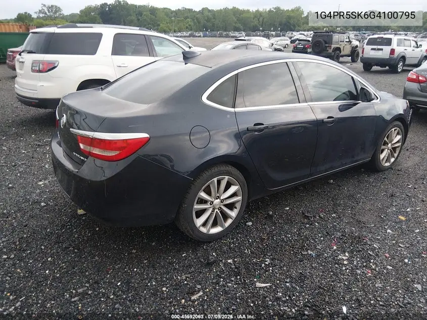 2016 Buick Verano Convenience Group VIN: 1G4PR5SK6G4100795 Lot: 45592063