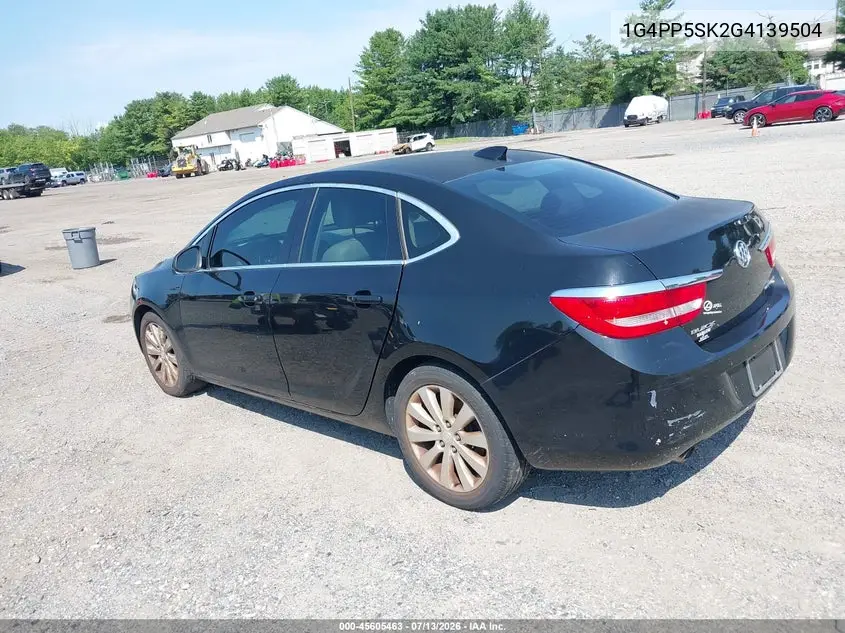 2016 Buick Verano VIN: 1G4PP5SK2G4139504 Lot: 45605463