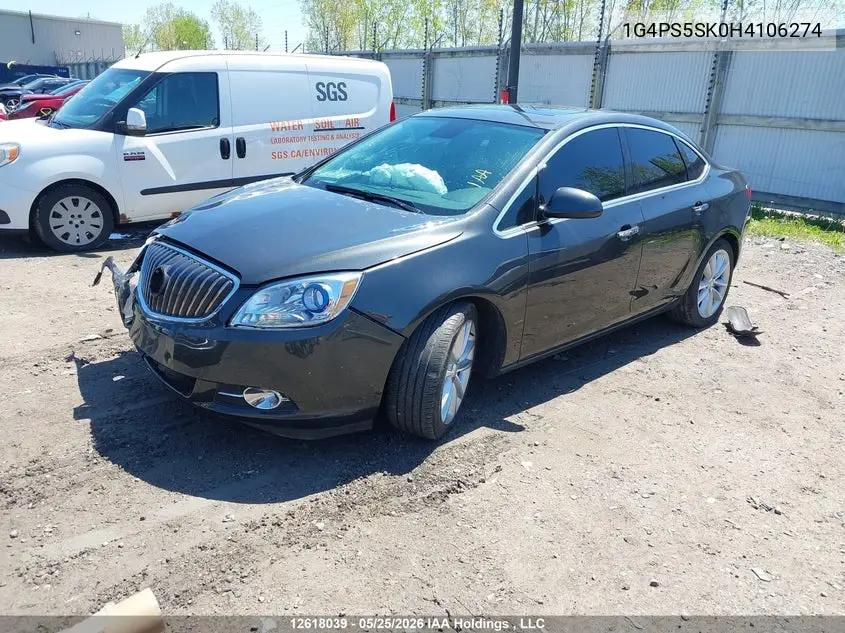 2017 Buick Verano VIN: 1G4PS5SK0H4106274 Lot: 12618039
