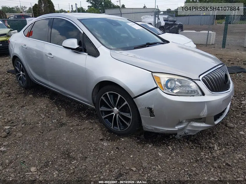2017 Buick Verano Sport Touring VIN: 1G4PR5SK5H4107884 Lot: 45333007