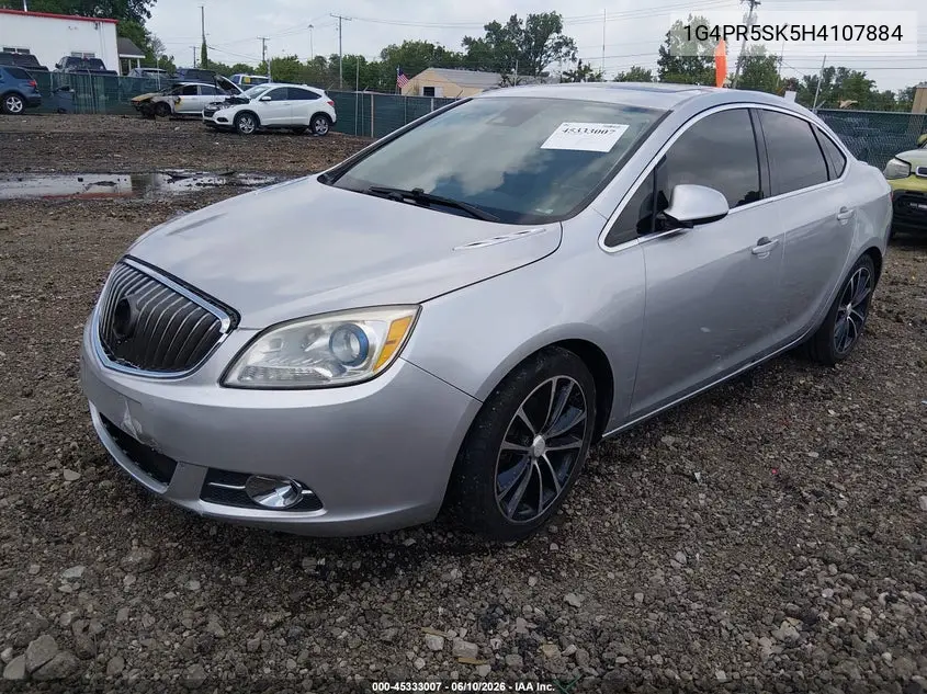 2017 Buick Verano Sport Touring VIN: 1G4PR5SK5H4107884 Lot: 45333007