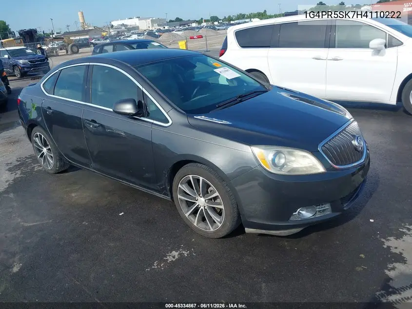 2017 Buick Verano Sport Touring VIN: 1G4PR5SK7H4110222 Lot: 45334867