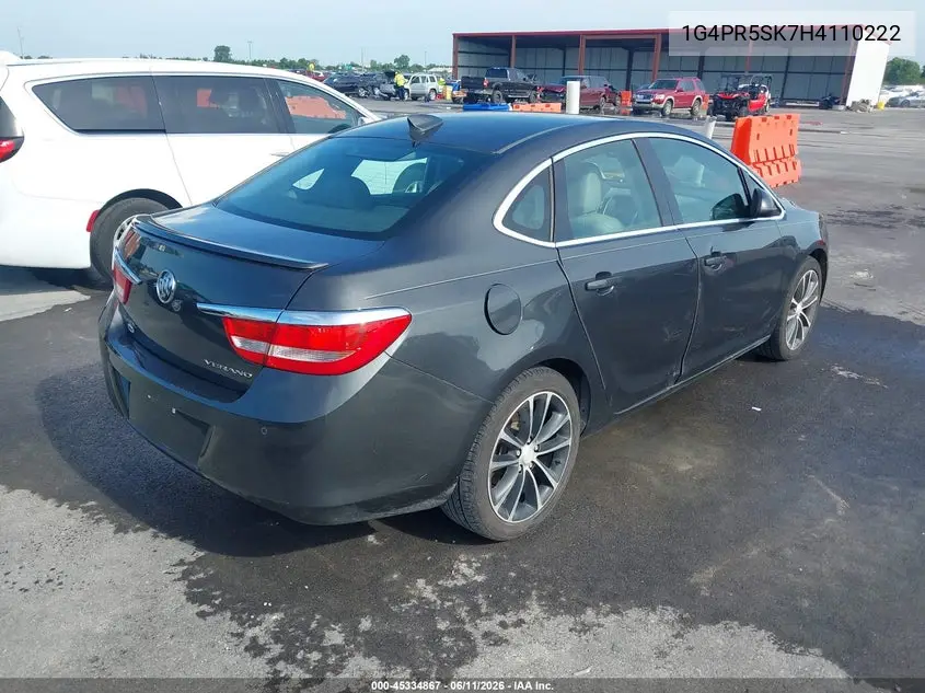 2017 Buick Verano Sport Touring VIN: 1G4PR5SK7H4110222 Lot: 45334867