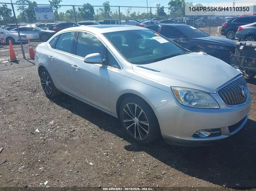 2017 Buick Verano Sport Touring VIN: 1G4PR5SK5H4110350 Lot: 45403283