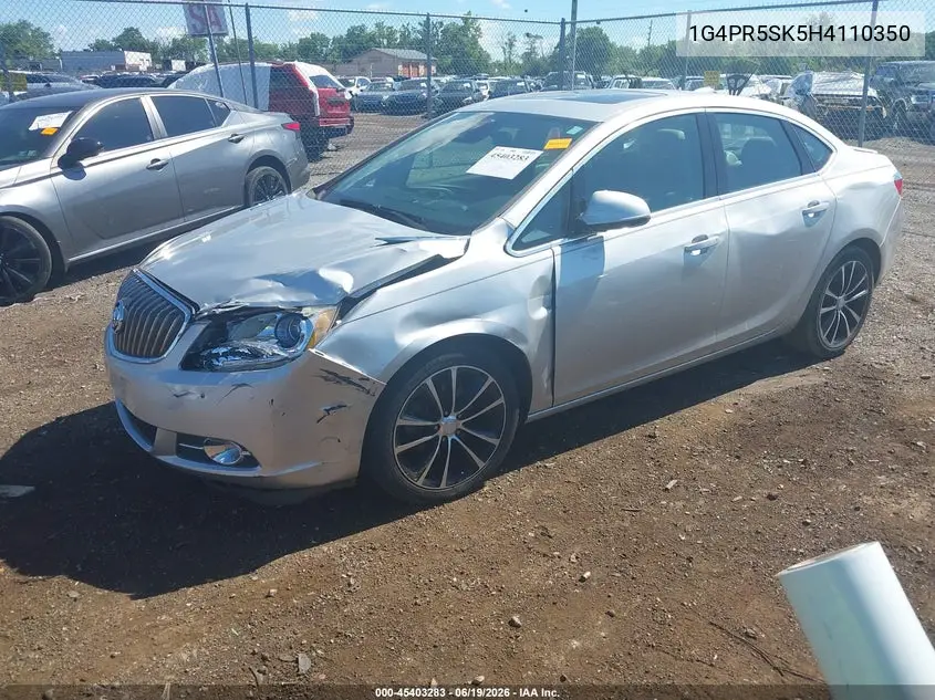 2017 Buick Verano Sport Touring VIN: 1G4PR5SK5H4110350 Lot: 45403283