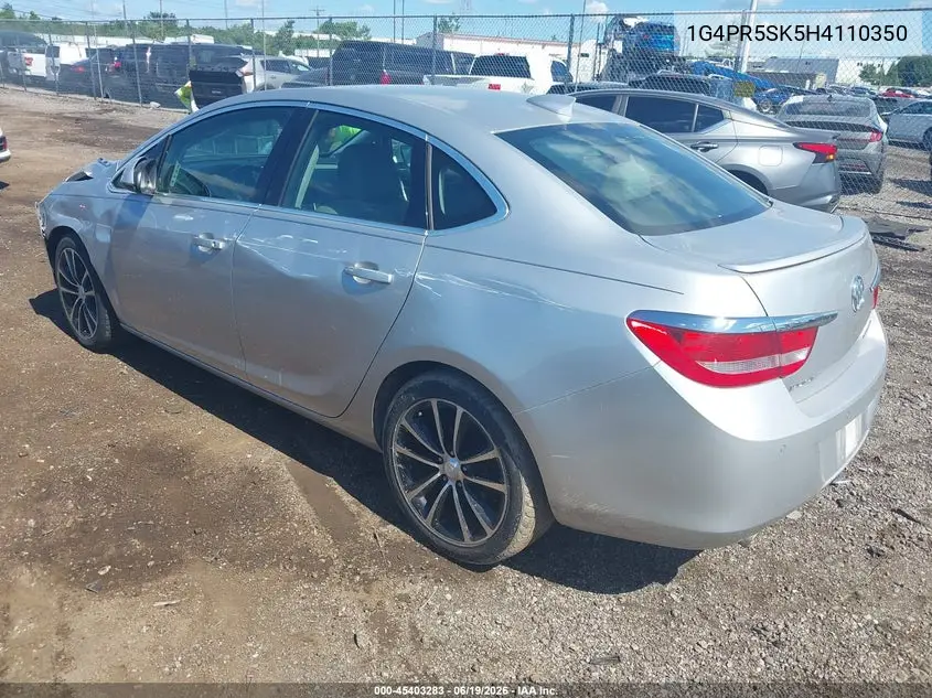 2017 Buick Verano Sport Touring VIN: 1G4PR5SK5H4110350 Lot: 45403283
