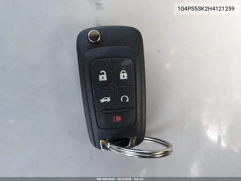 2017 Buick Verano Leather Group VIN: 1G4PS5SK2H4121259 Lot: 45439440