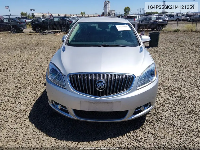 2017 Buick Verano Leather Group VIN: 1G4PS5SK2H4121259 Lot: 45439440