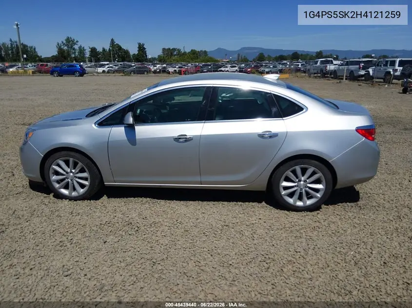 2017 Buick Verano Leather Group VIN: 1G4PS5SK2H4121259 Lot: 45439440