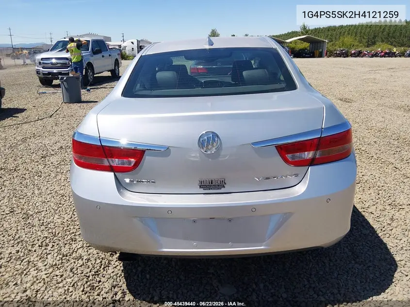 2017 Buick Verano Leather Group VIN: 1G4PS5SK2H4121259 Lot: 45439440