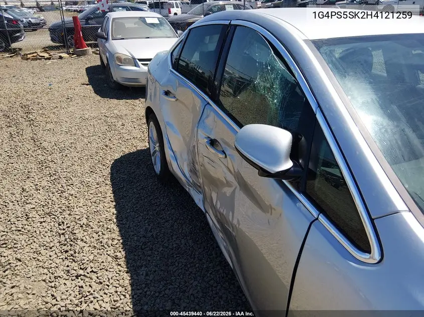 2017 Buick Verano Leather Group VIN: 1G4PS5SK2H4121259 Lot: 45439440