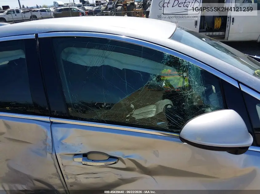 2017 Buick Verano Leather Group VIN: 1G4PS5SK2H4121259 Lot: 45439440