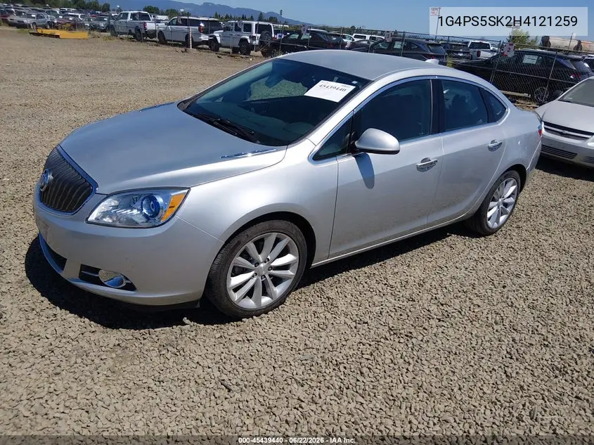 2017 Buick Verano Leather Group VIN: 1G4PS5SK2H4121259 Lot: 45439440