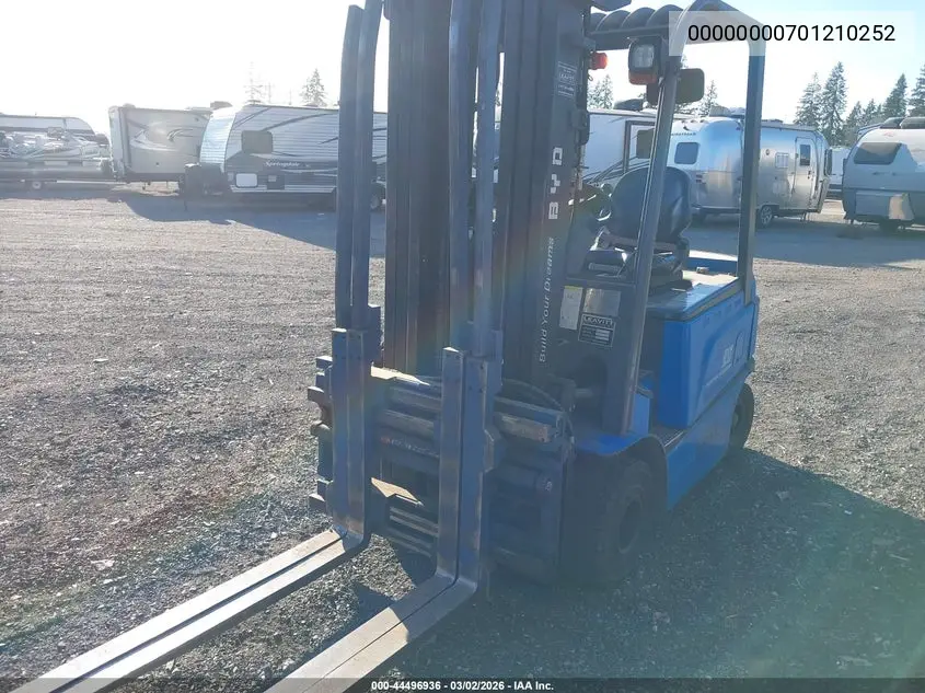 2022 Byd Ecb25 Forklift VIN: 00000000701210252 Lot: 44496936