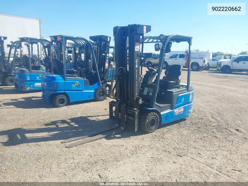 2023 Byd Ecb25 Forklift VIN: 902220662 Lot: 45065106