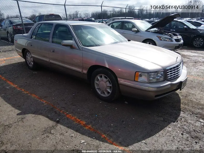 1997 Cadillac Deville Standard VIN: 1G6KD54Y4VU300914 Lot: 44465232