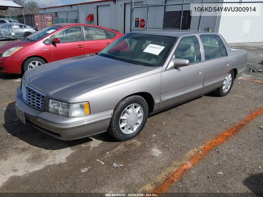 1997 Cadillac Deville Standard VIN: 1G6KD54Y4VU300914 Lot: 44465232
