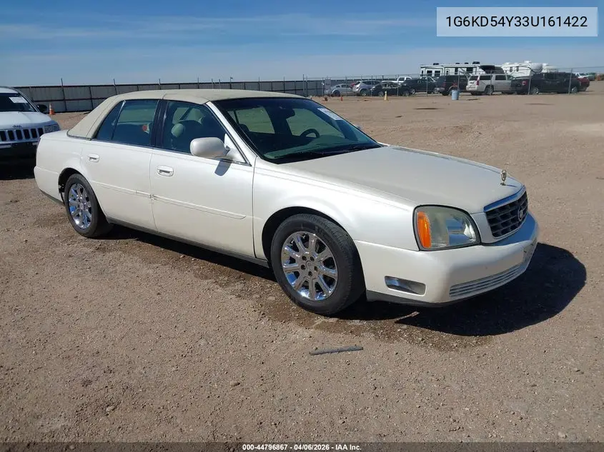 2003 Cadillac Deville Standard VIN: 1G6KD54Y33U161422 Lot: 44796867