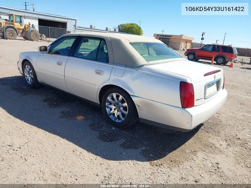 2003 Cadillac Deville Standard VIN: 1G6KD54Y33U161422 Lot: 44796867