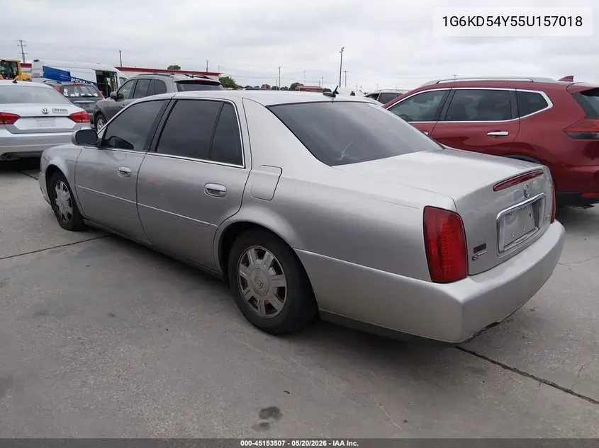 2005 Cadillac Deville Livery VIN: 1G6KD54Y55U157018 Lot: 45153507