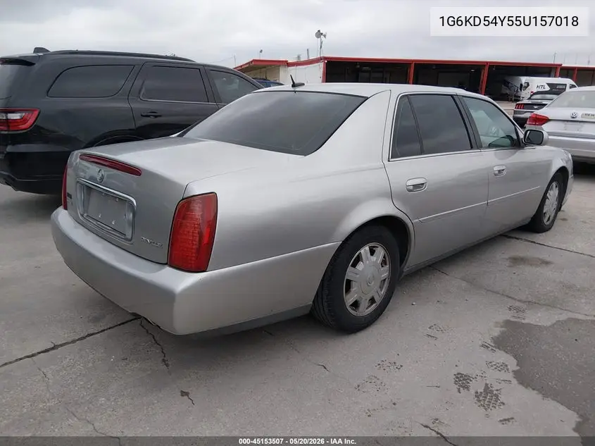 2005 Cadillac Deville Livery VIN: 1G6KD54Y55U157018 Lot: 45153507