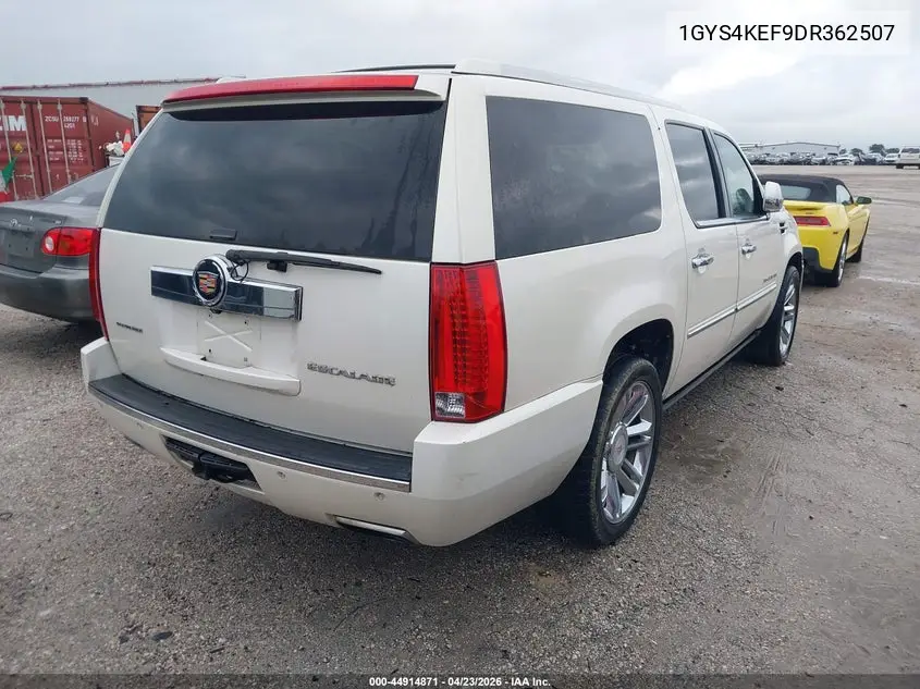 2013 Cadillac Escalade Esv Platinum Edition VIN: 1GYS4KEF9DR362507 Lot: 44914871