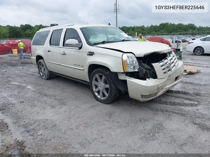 2014 Cadillac Escalade Esv Luxury VIN: 1GYS3HEF8ER225646 Lot: 45412342