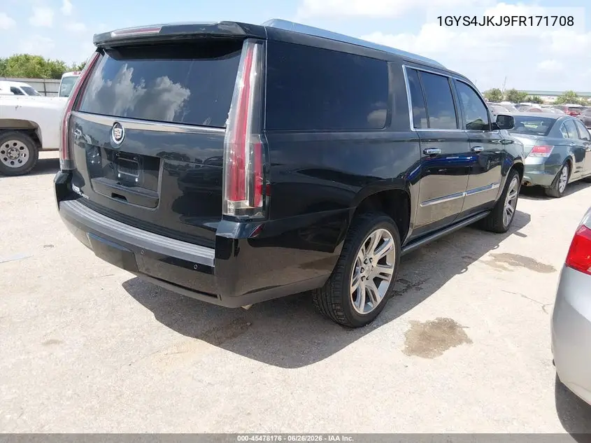 2015 Cadillac Escalade Esv Premium VIN: 1GYS4JKJ9FR171708 Lot: 45478176