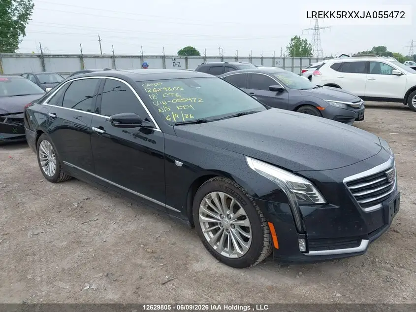 2018 Cadillac Ct6 Plug-In VIN: LREKK5RXXJA055472 Lot: 12629805