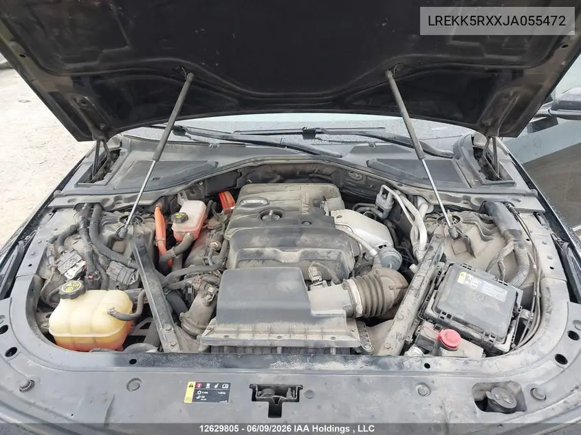 2018 Cadillac Ct6 Plug-In VIN: LREKK5RXXJA055472 Lot: 12629805