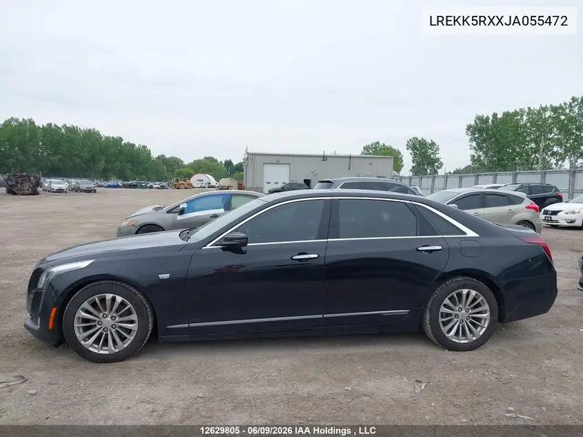 2018 Cadillac Ct6 Plug-In VIN: LREKK5RXXJA055472 Lot: 12629805