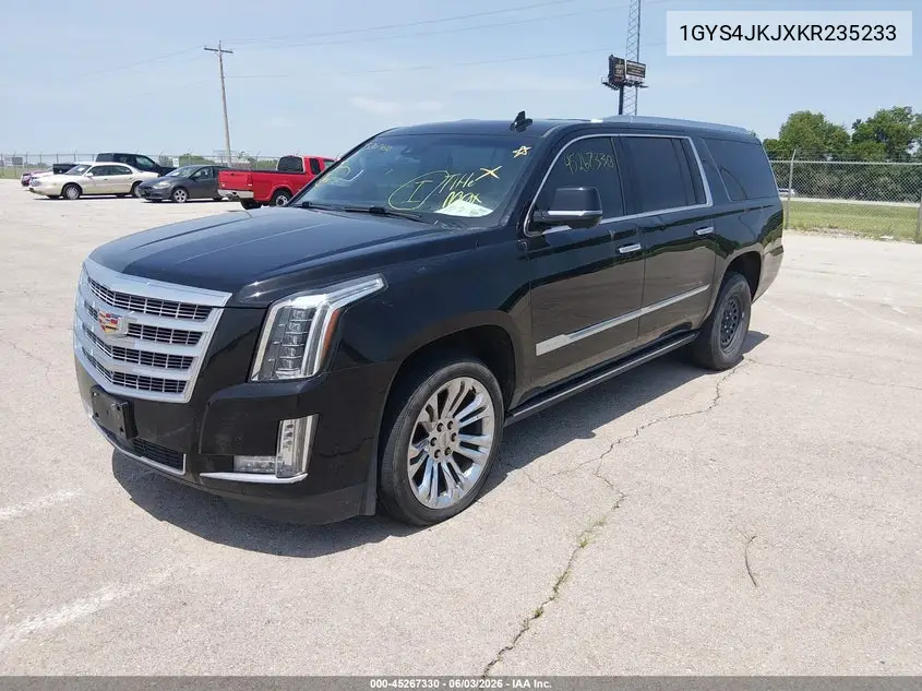 2019 Cadillac Escalade Esv Premium Luxury VIN: 1GYS4JKJXKR235233 Lot: 45267330