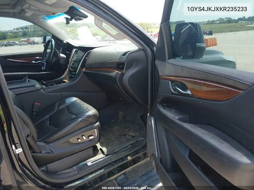 2019 Cadillac Escalade Esv Premium Luxury VIN: 1GYS4JKJXKR235233 Lot: 45267330