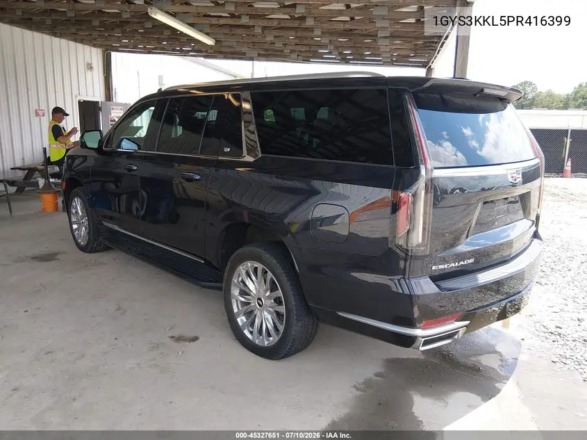 2023 Cadillac Escalade Esv 2Wd Premium Luxury VIN: 1GYS3KKL5PR416399 Lot: 45327651