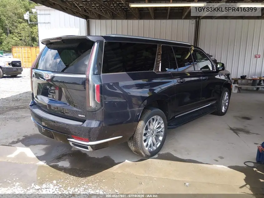 2023 Cadillac Escalade Esv 2Wd Premium Luxury VIN: 1GYS3KKL5PR416399 Lot: 45327651