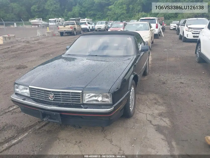 1990 Cadillac Allante VIN: 1G6VS3386LU126138 Lot: 45388013